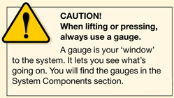 Basic Hydraulics - Caution